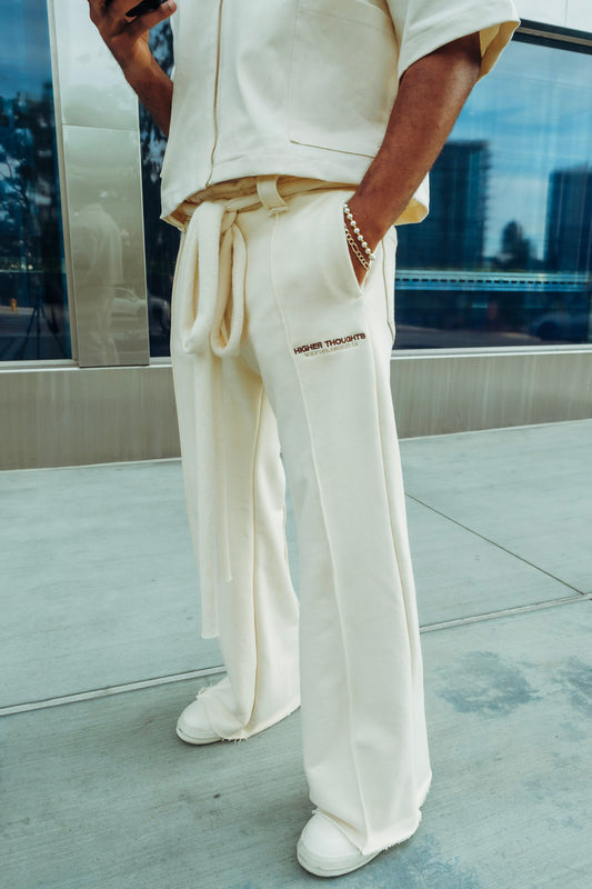 Heavy Terry Sweatpants - Cream