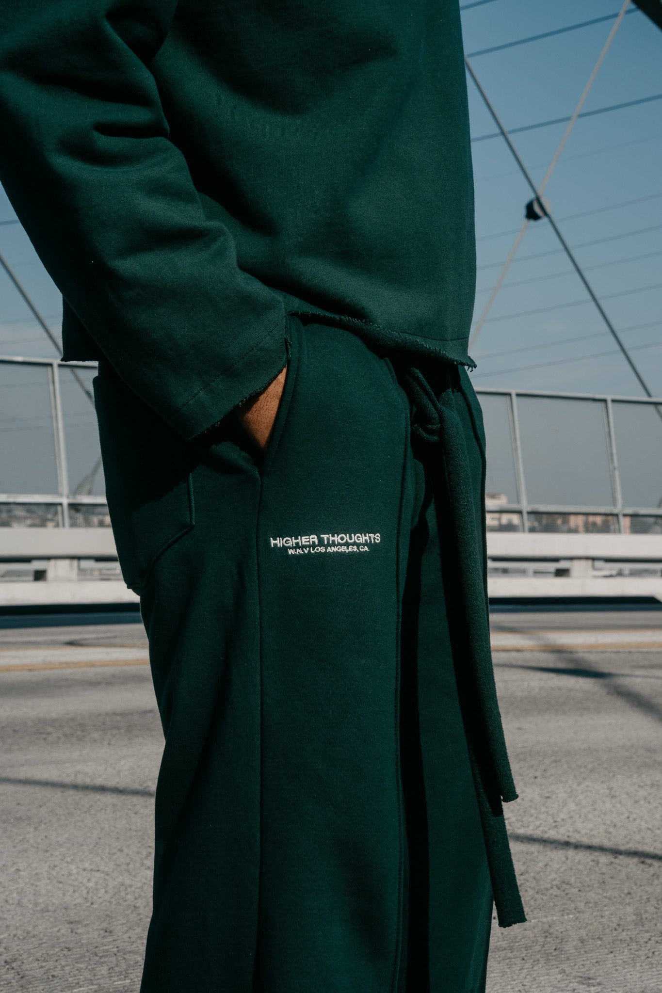 Heavy Terry Sweatpants - Green