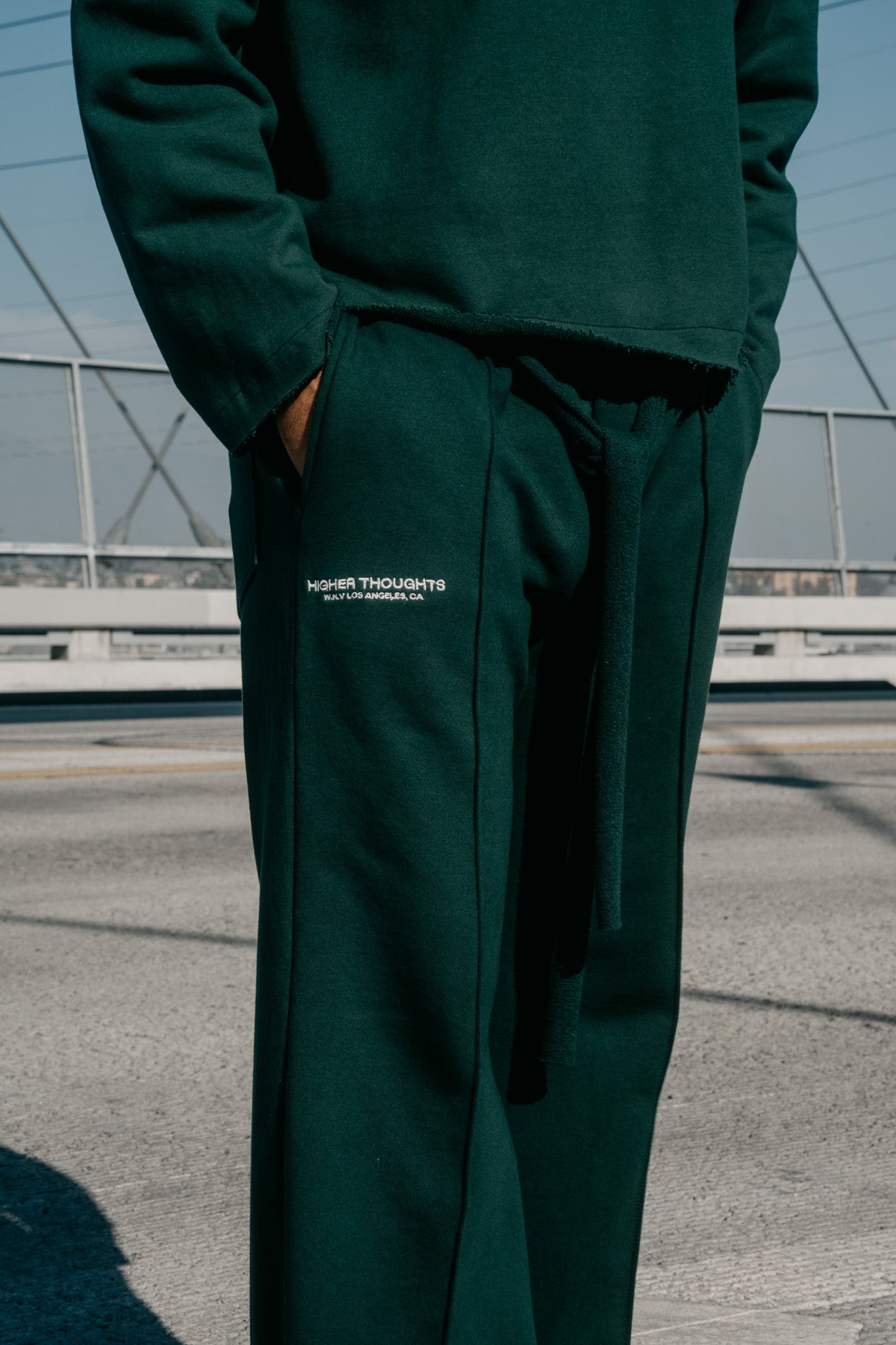 Heavy Terry Sweatpants - Green