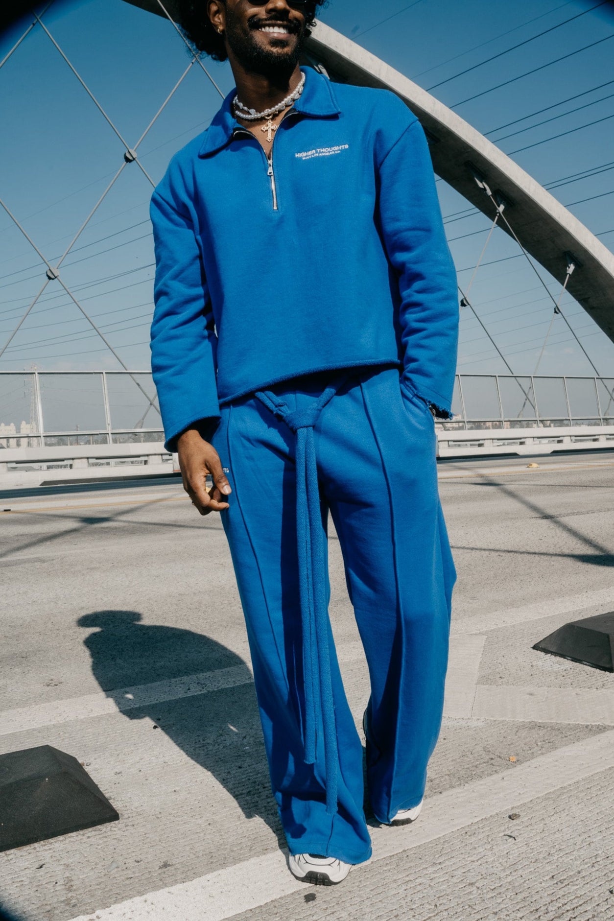 Heavy Terry Sweatpants - Dodger Blue