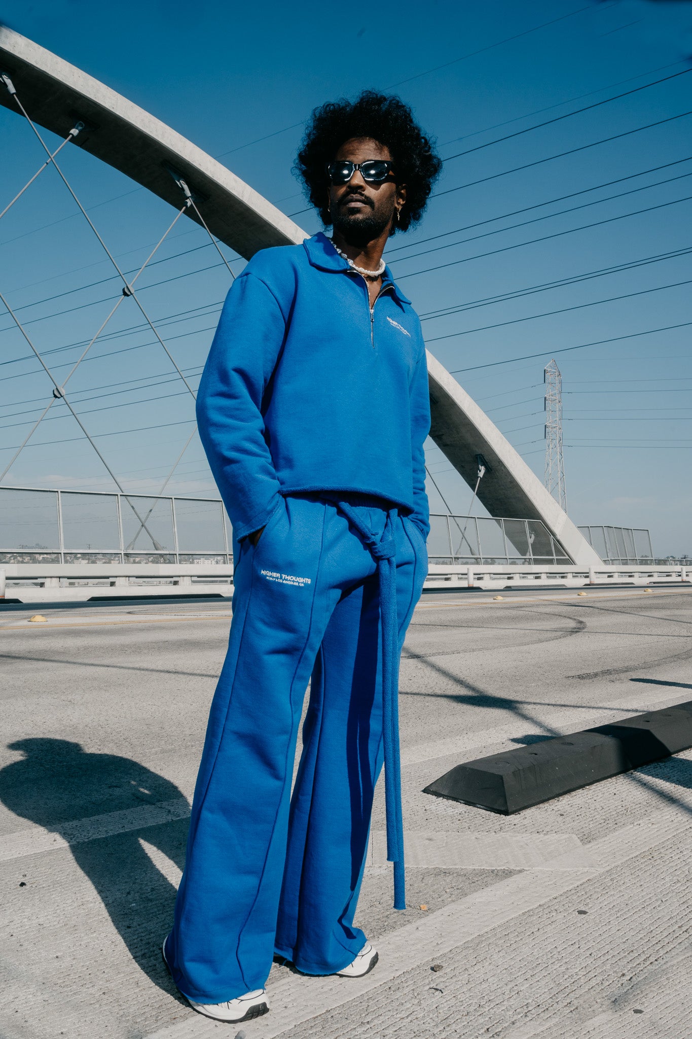 Heavy Terry Sweatpants - Dodger Blue