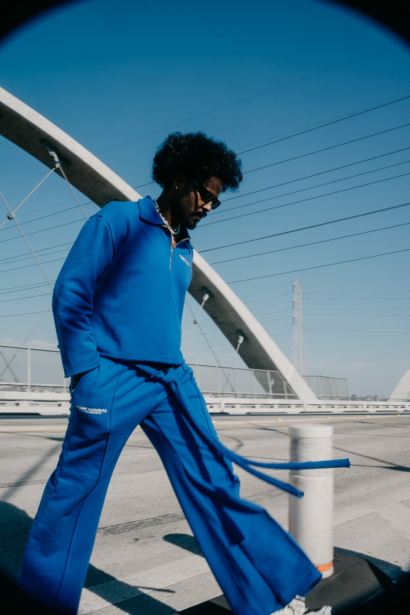 Heavy Terry Sweatpants - Dodger Blue