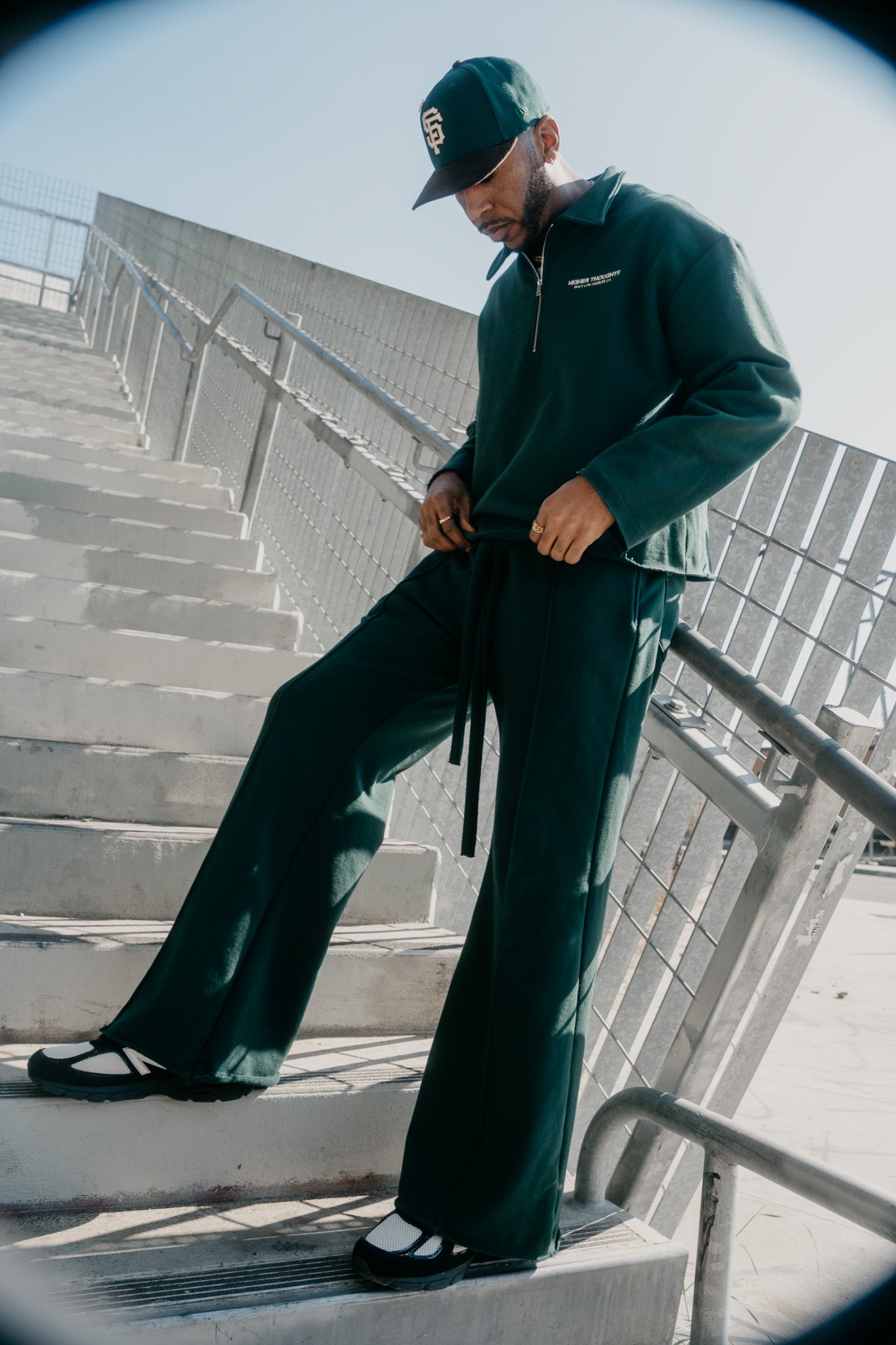 Heavy Terry Sweatpants - Green