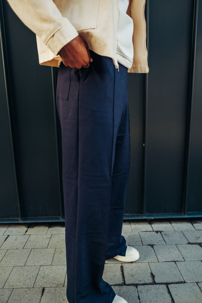 Relaxed Lounge Pants - Navy