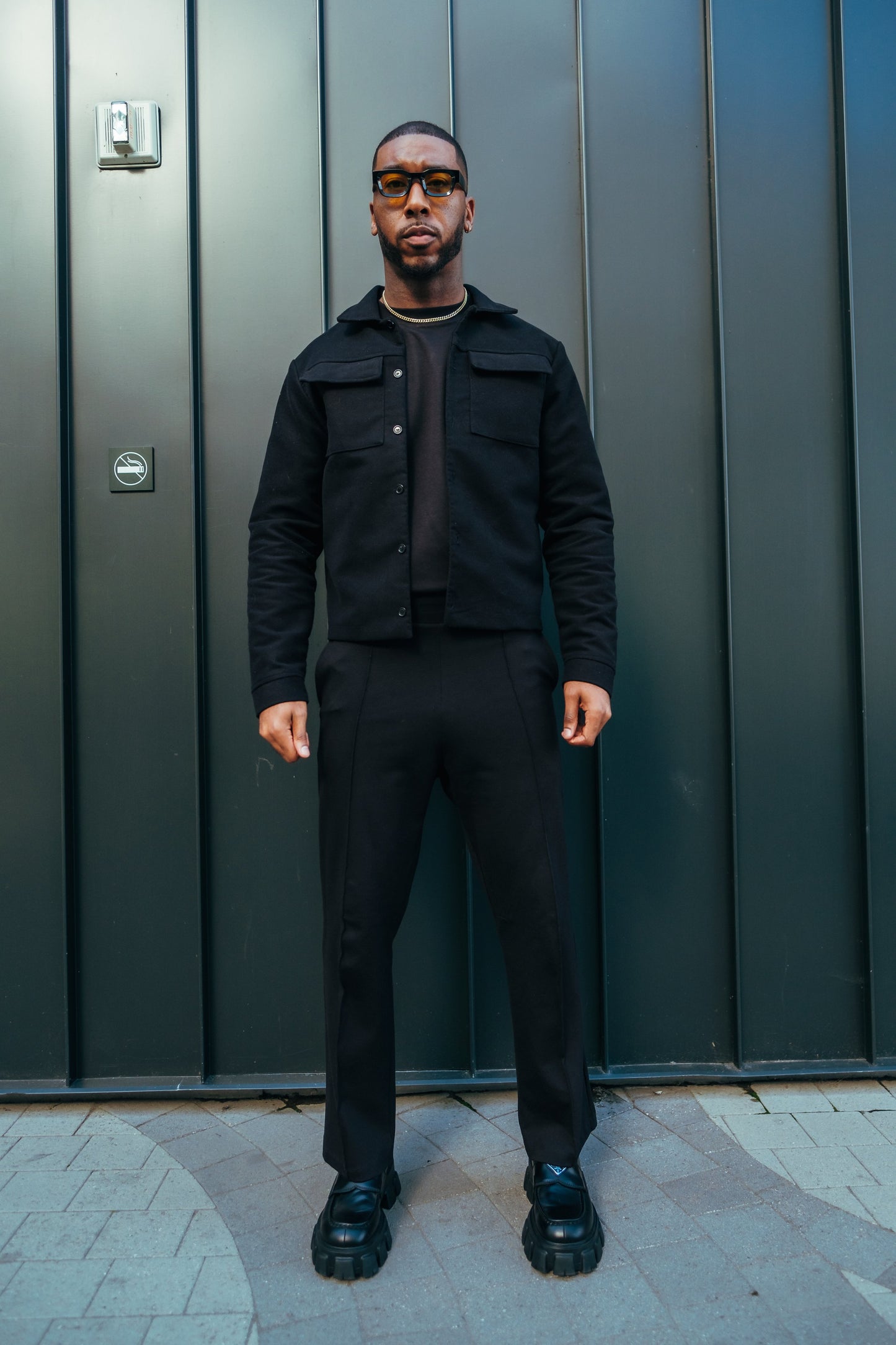 Slim Elevated Jogger - Black