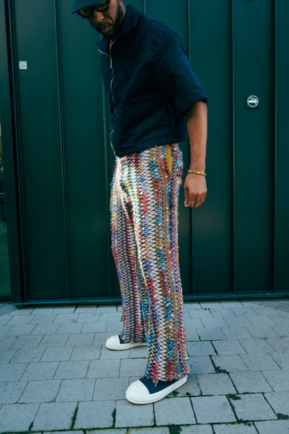 Multi Color Knit Pants