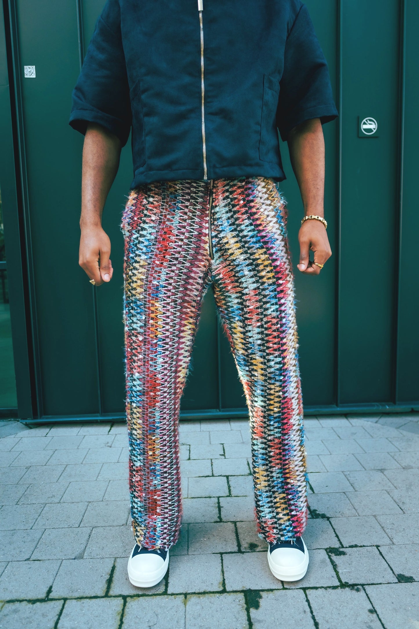 Multi Color Knit Pants