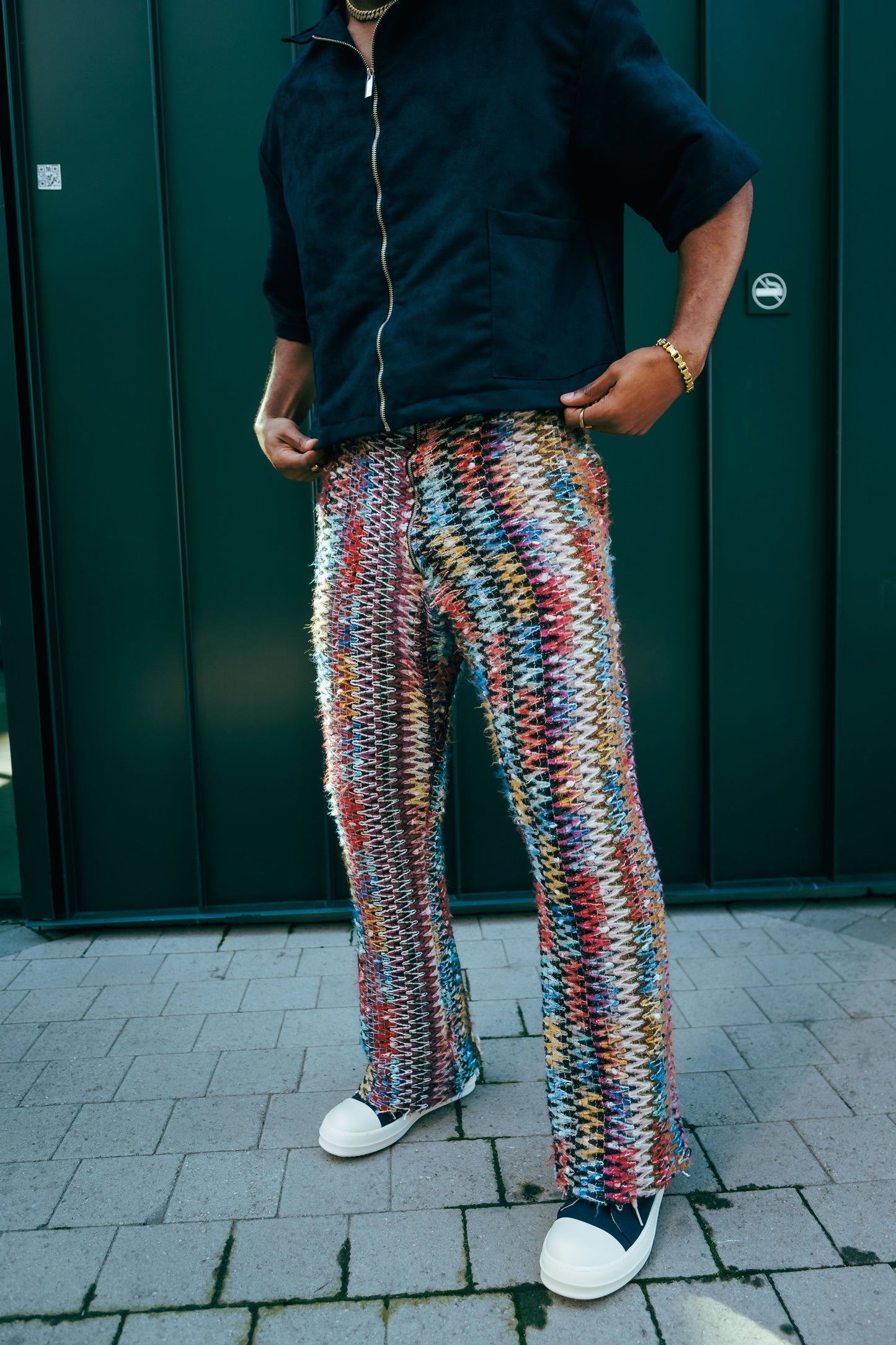 Multi Color Knit Pants