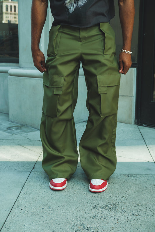 Heavy Nylon Cargo -Olive