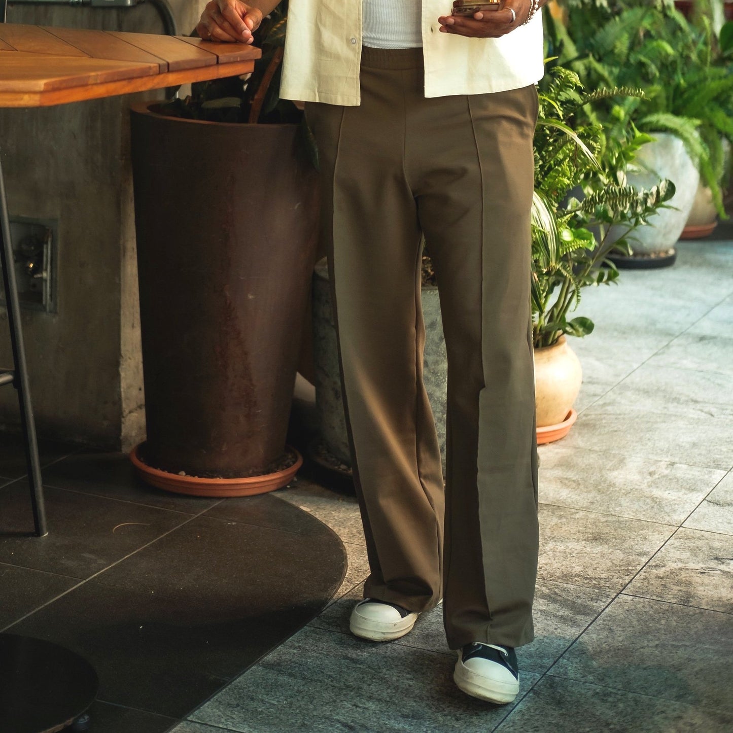 Relaxed Lounge Pants - Olive