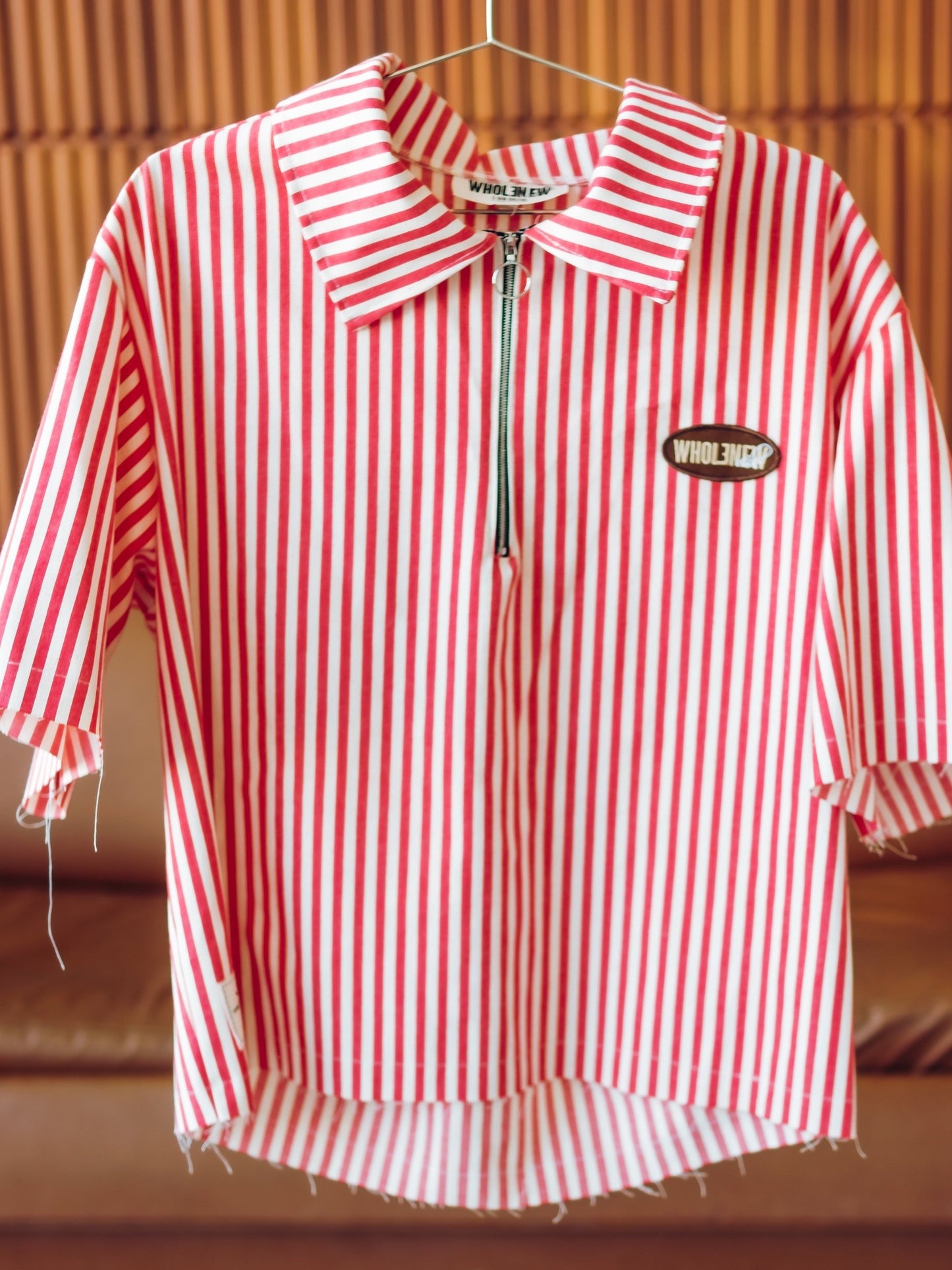 QTR Zip Red Stripe